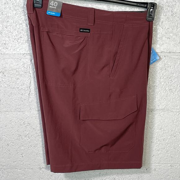 Columbia Men's Eaglecrest Performance Cargo Shorts, light raisin, 40 - Picture 1 of 11